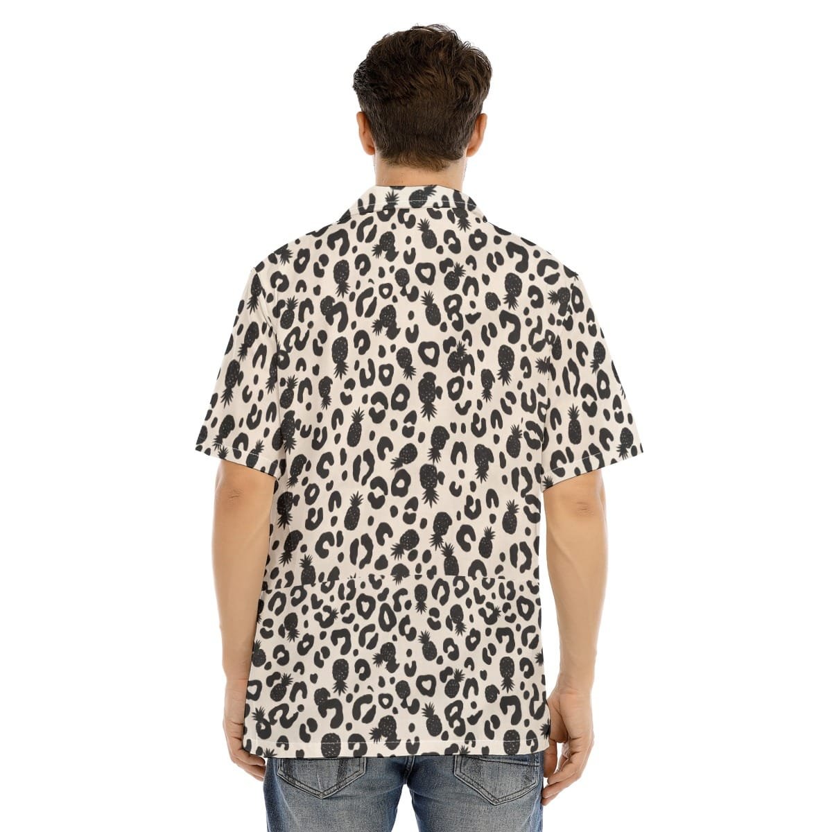 Upside-Down Pineapple Hawaiian Shirt Animal Print - Image 4