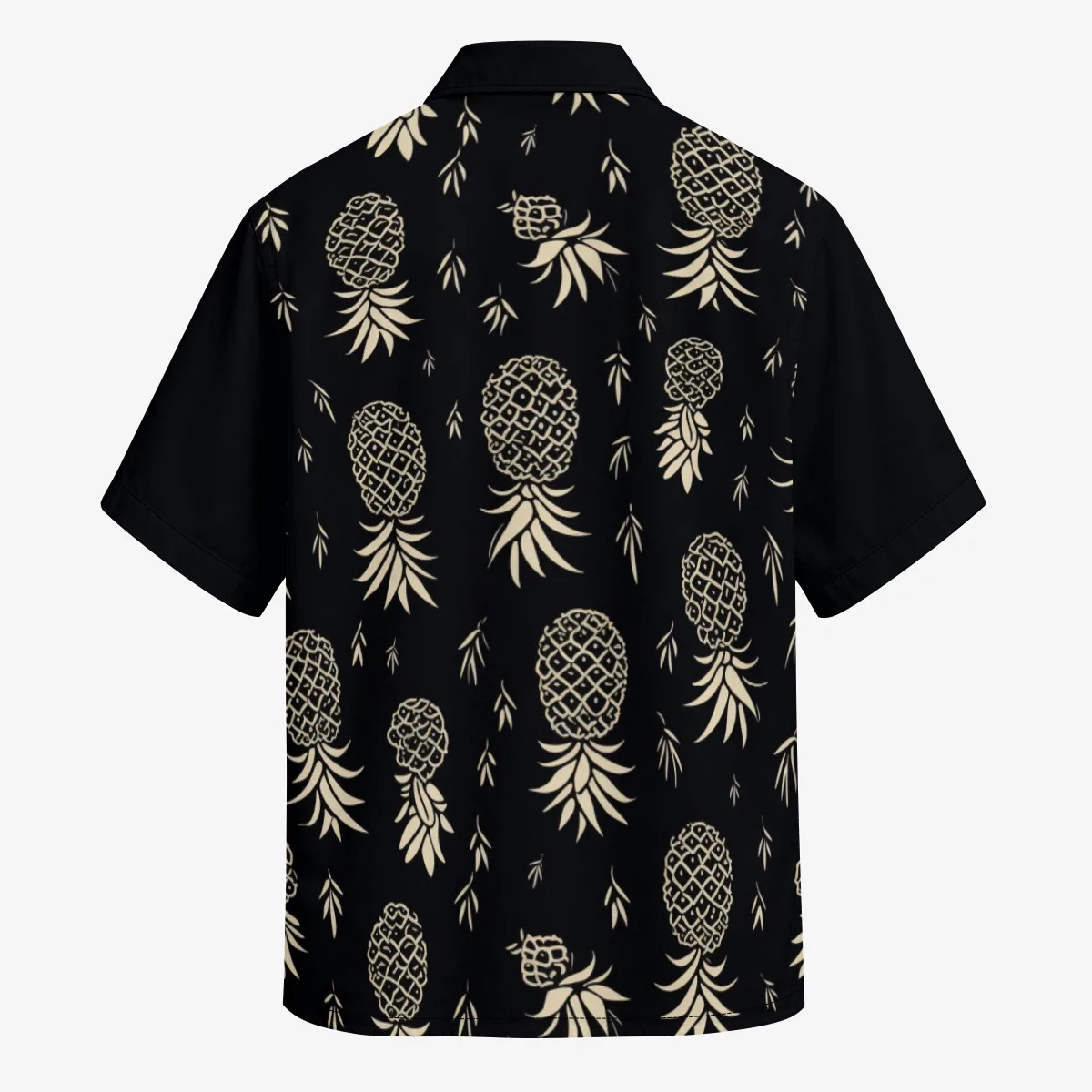 Men's upside-down pineapple Hawaiian shirt, alternate angle